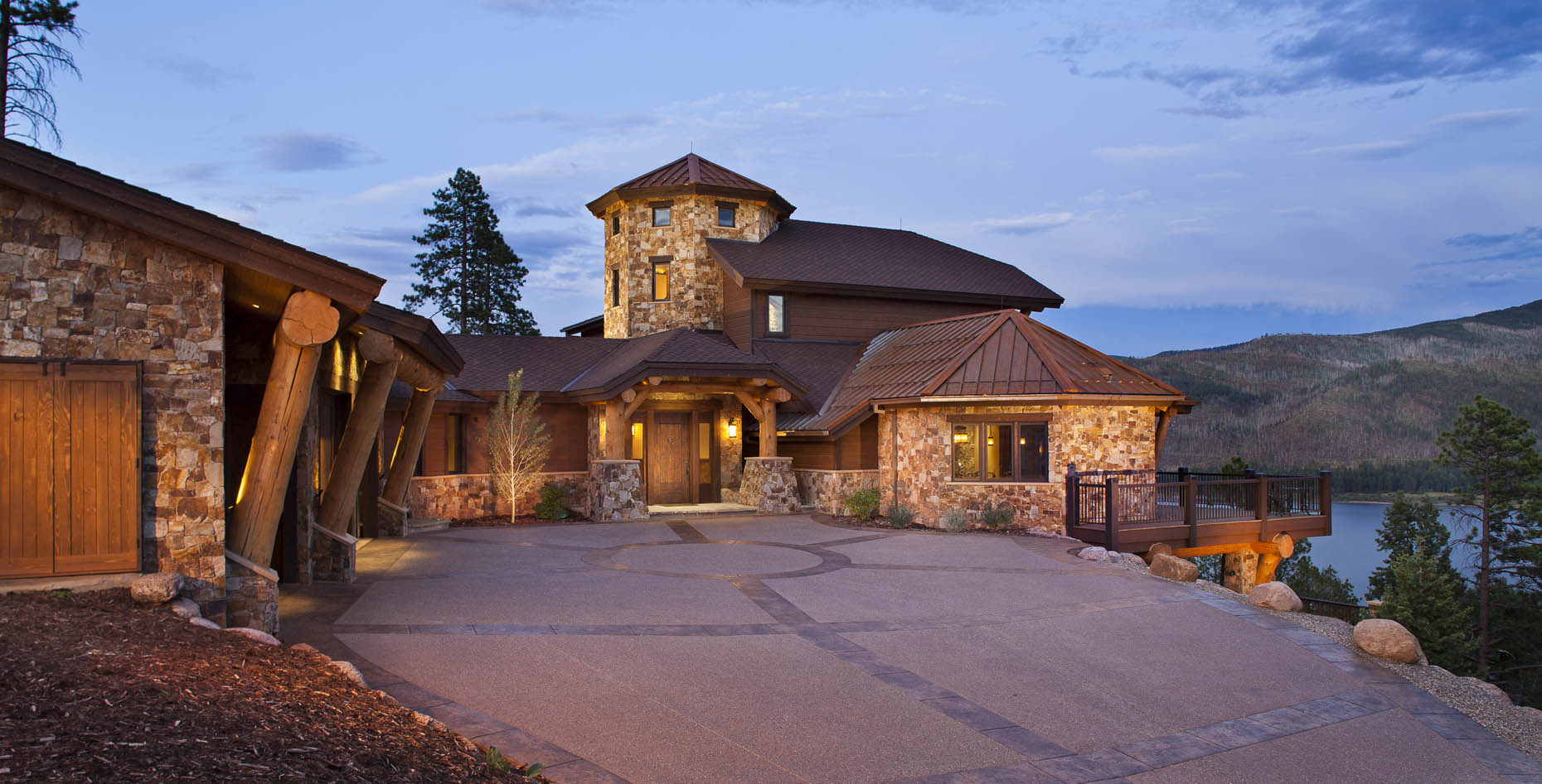 Residential architecture, Vallecito, Colorado